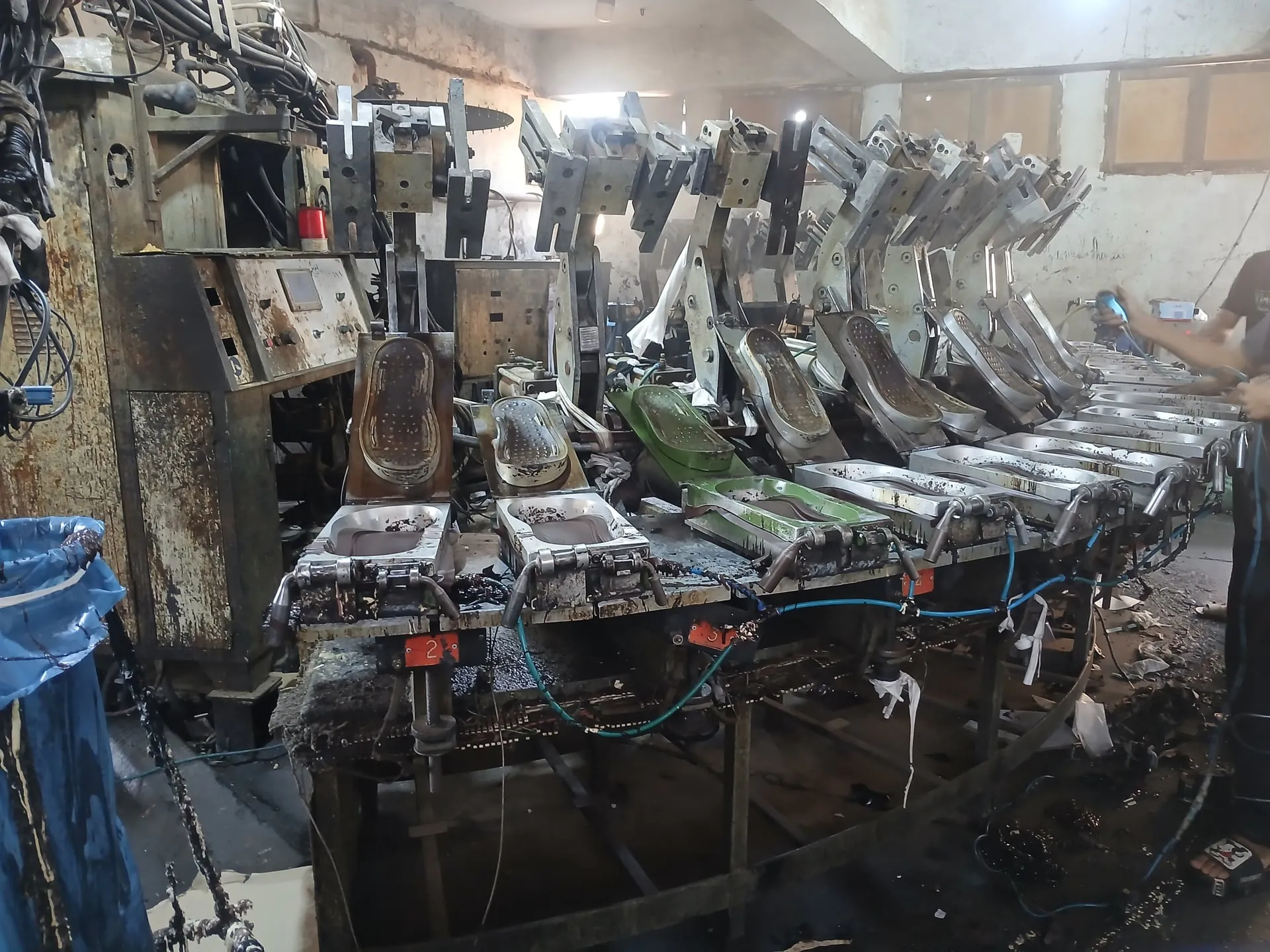Footwear work in progress at Prestige Shoes